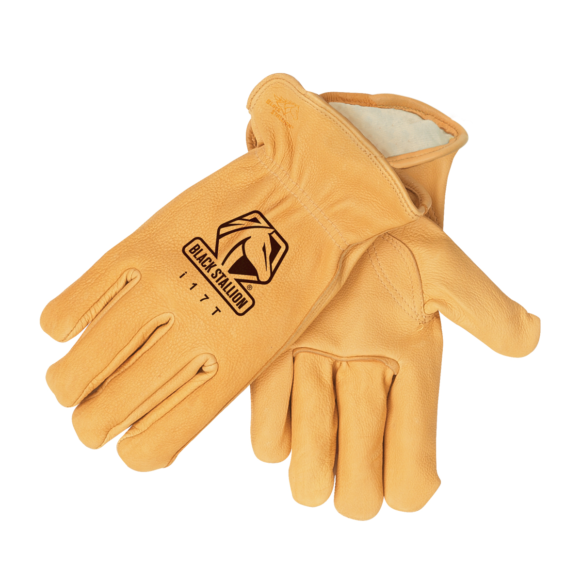 GRAIN ELKSKIN -- THINSULATE INSULATED DRIVER'S STYLE GLOVES